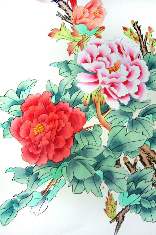 工筆花鳥作品