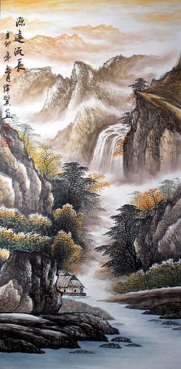 中國寫意山水畫