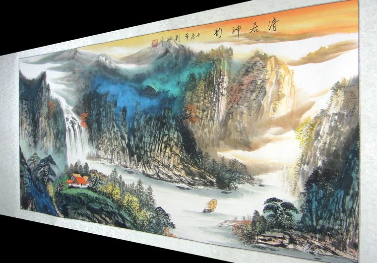 四尺山水畫(huà)作品