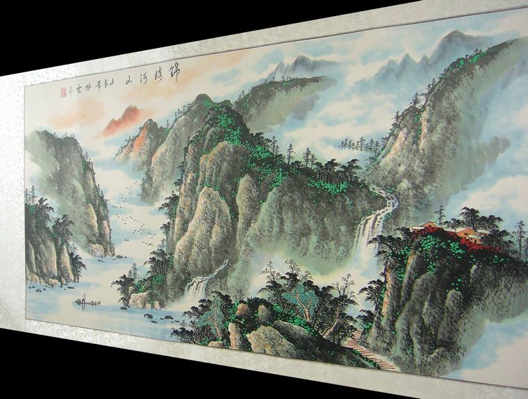 國畫寫意山水