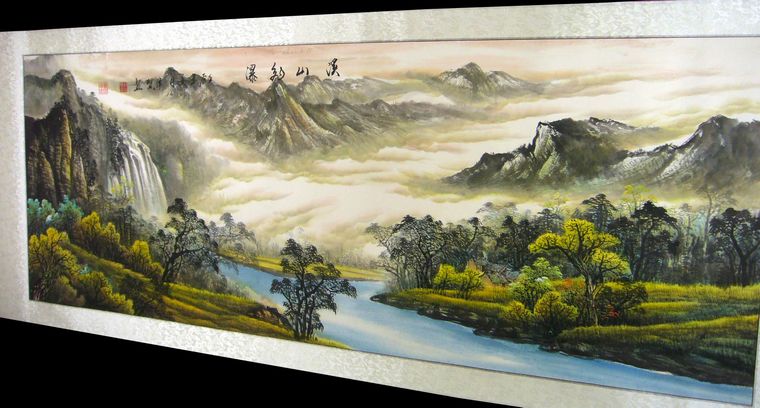 現(xiàn)代水墨山水畫