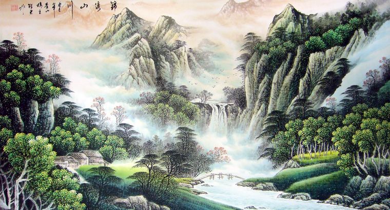 青綠山水畫