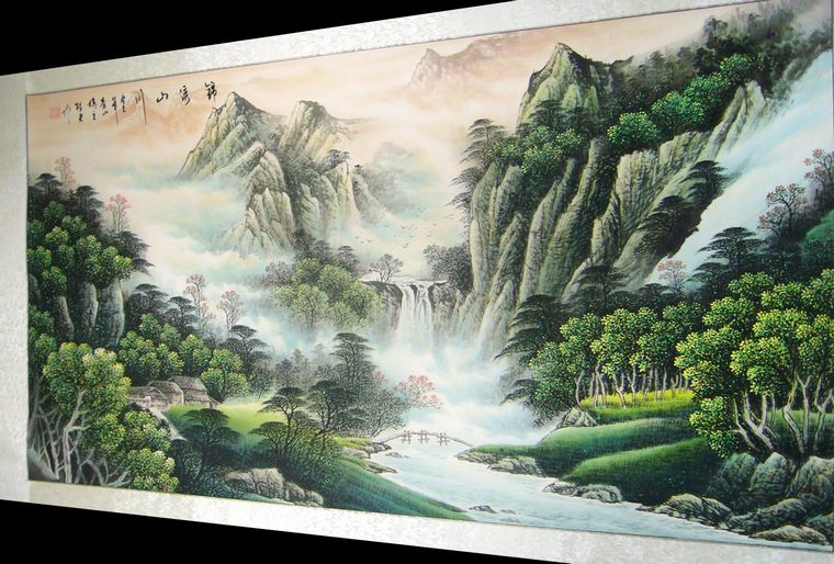 青綠山水畫