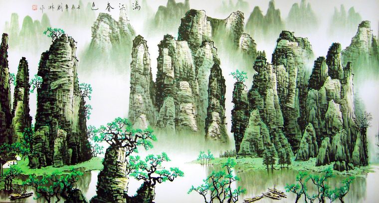 國畫山水畫作品欣賞