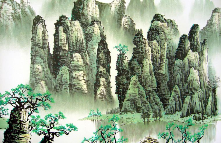 國畫山水畫作品欣賞