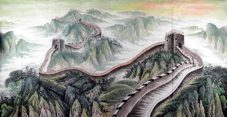 八尺國(guó)畫(huà)長(zhǎng)城