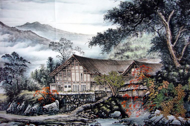 名家山水畫作品欣賞
