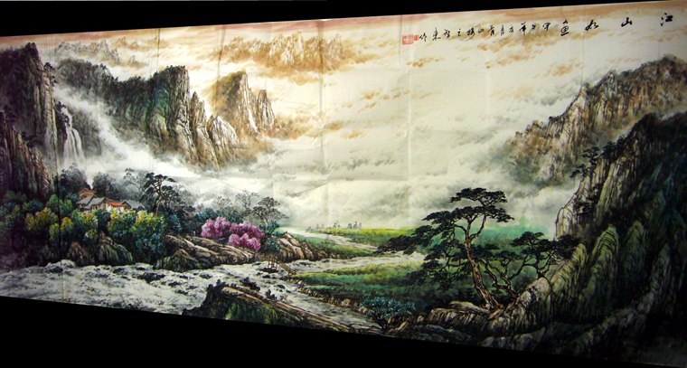 精品山水畫寫意畫
