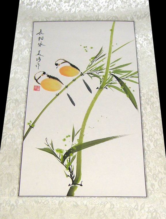 臥室小花鳥作品