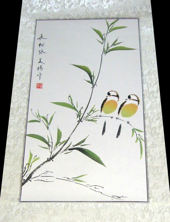 小條幅寫意畫