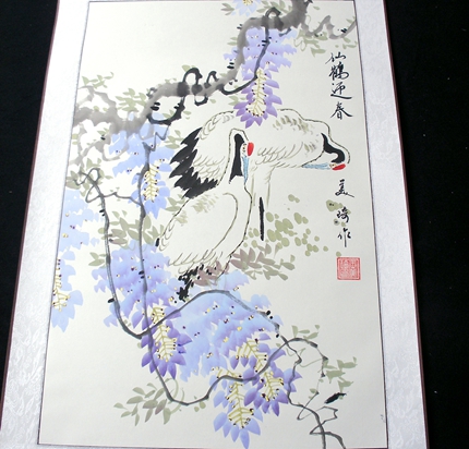 豎幅花鳥畫