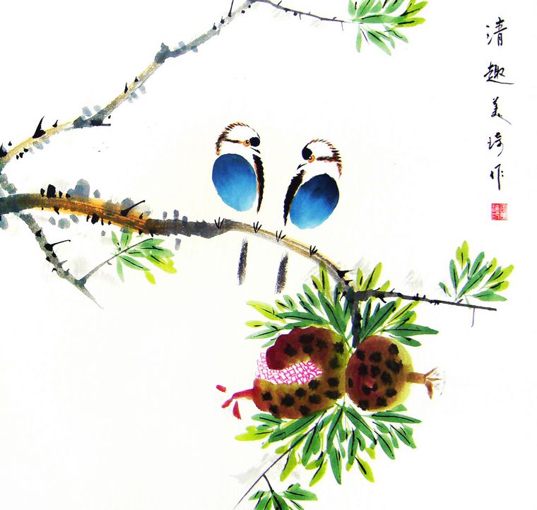 見方花鳥畫