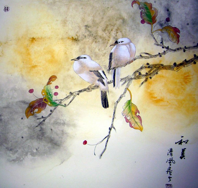 工筆花鳥畫欣賞