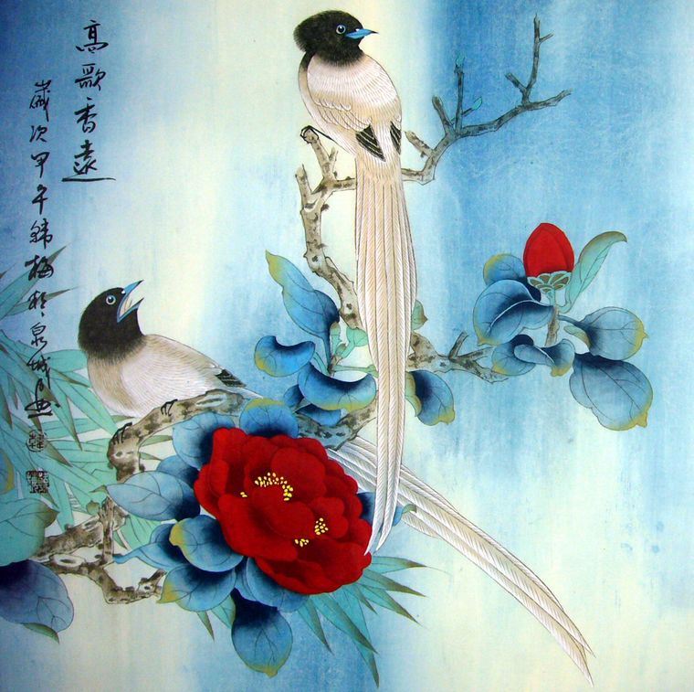 工筆花鳥畫