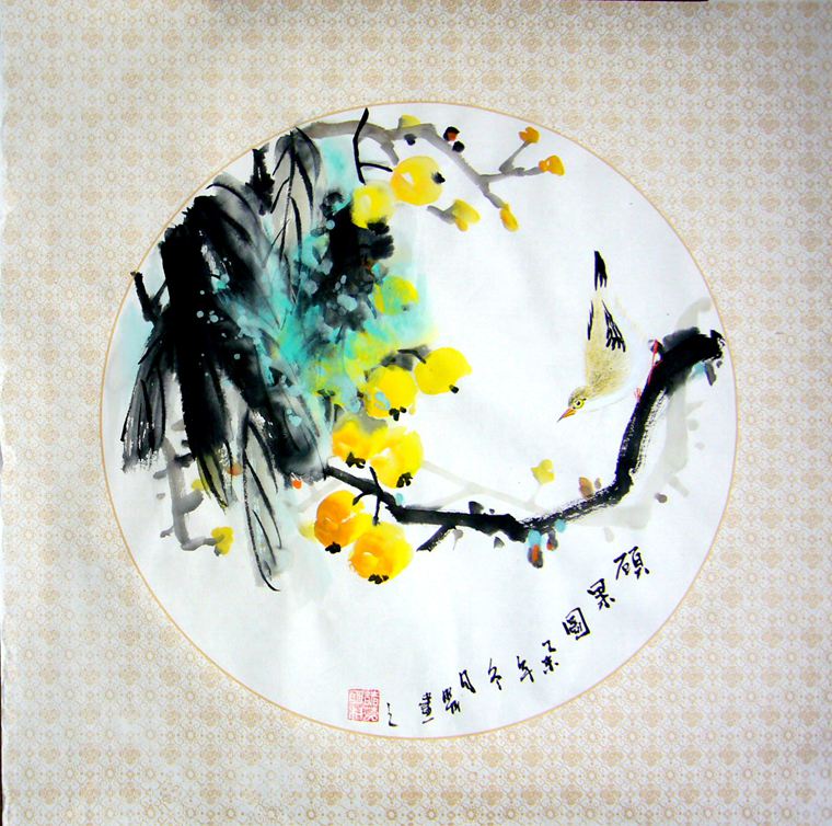 水墨花鳥