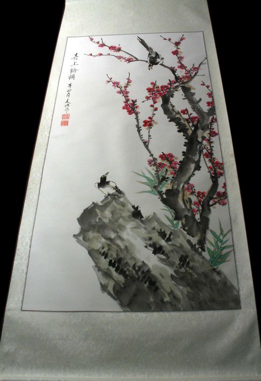國畫喜上梅梢
