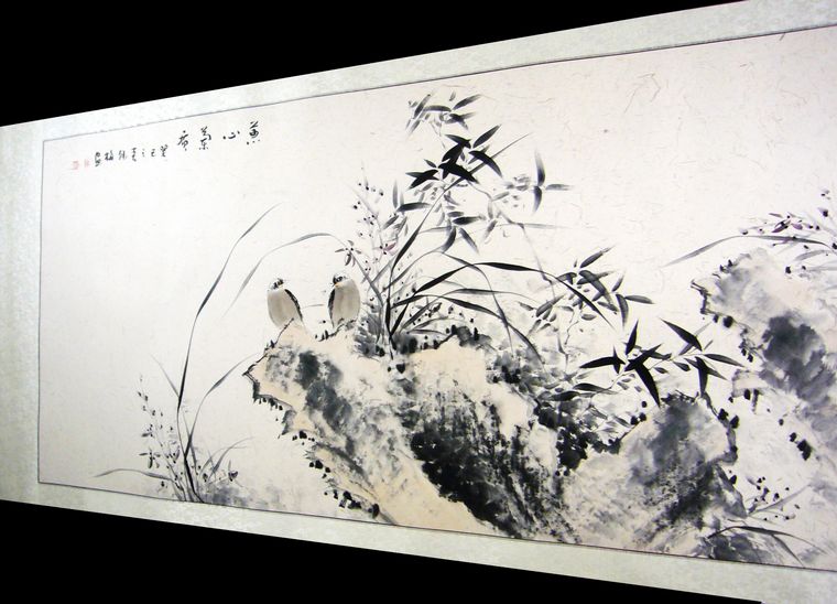 國畫花鳥作品