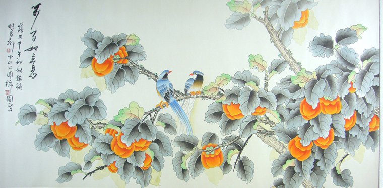 工筆花鳥事事如意