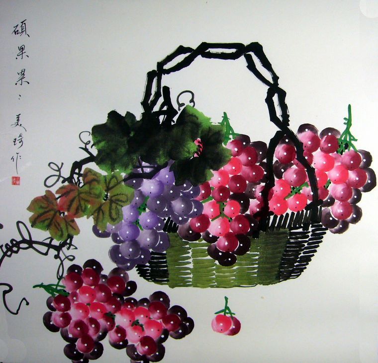 餐廳水果畫