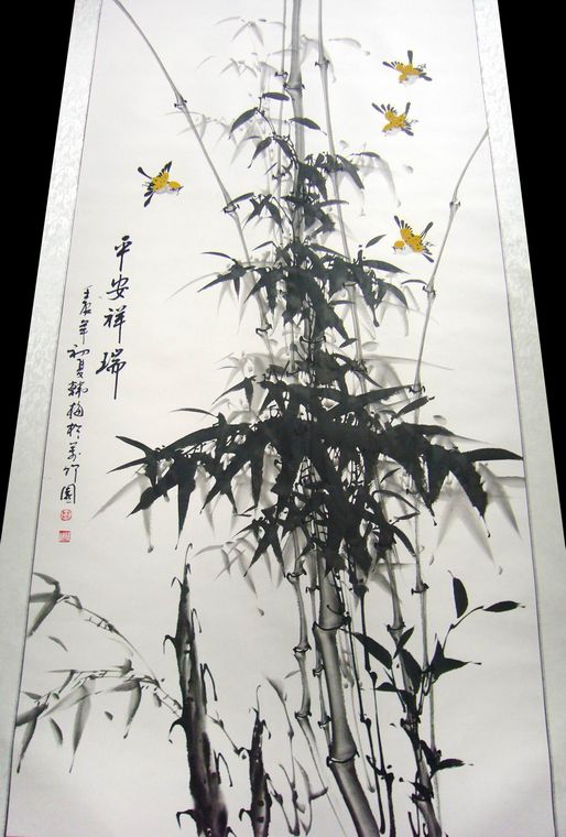 國(guó)畫水墨竹