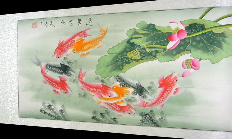 三尺九魚圖