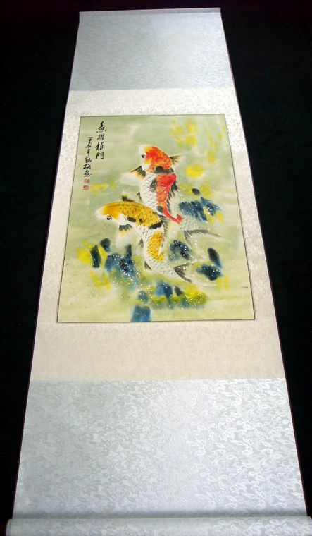 吉祥畫魚躍龍門