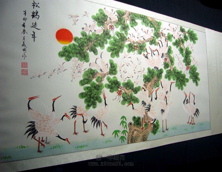 百鶴圖