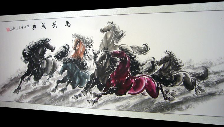適合掛在辦公室的字畫