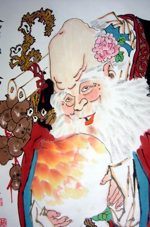 老壽星圖