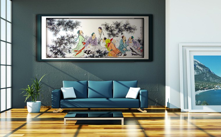 國(guó)畫(huà)竹林七賢