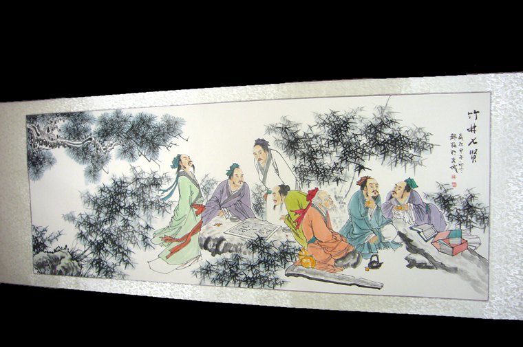 國(guó)畫(huà)竹林七賢