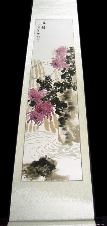 寫意花鳥畫四條屏