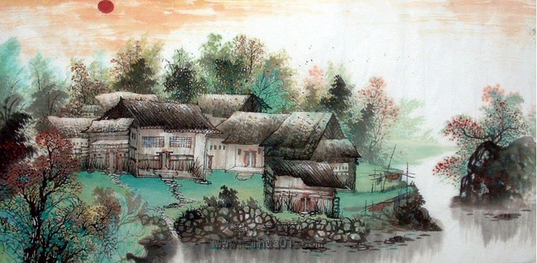 田園山水畫