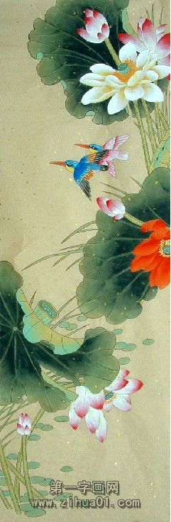 條幅花鳥畫