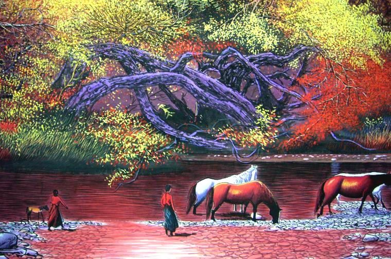 六尺精品風景畫