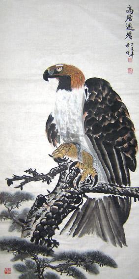雄鷹圖高瞻遠(yuǎn)矚